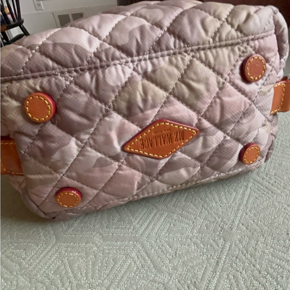 MZ Wallace Micro Sutton Blush Camouflage Quilted Crossbody Bag - Picture 2 of 10